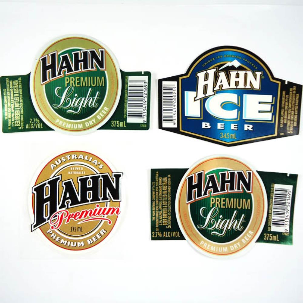 Rótulos de Cerveja Austrália Hahn Lote 8