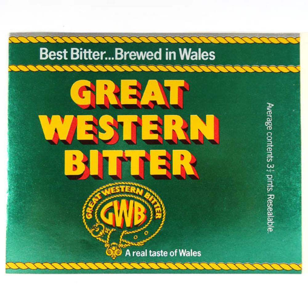 Rótulo de Cerveja Austrália Crown Great Western Bi