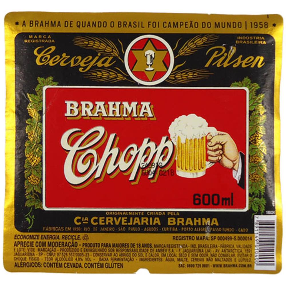 Brahma Campeões 600ml - Campeão 