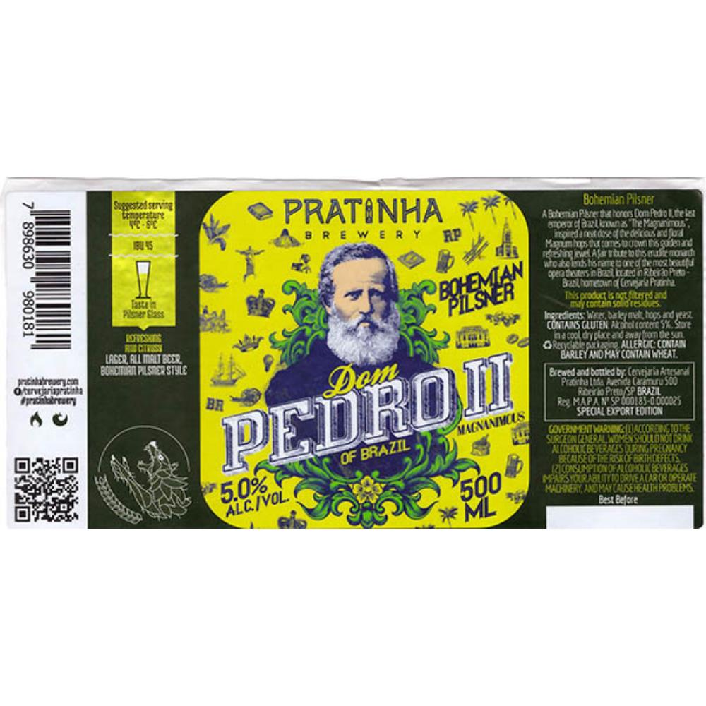 Pratinha D. Pedro II Bohemian Pilsen 500 ml