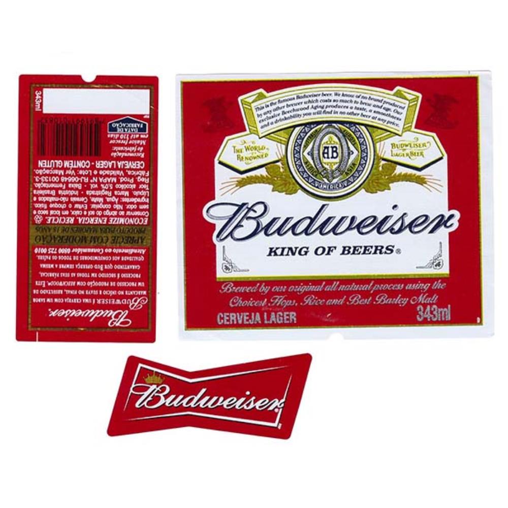 Budweiser Brasil Cerveja Lager 343 ml