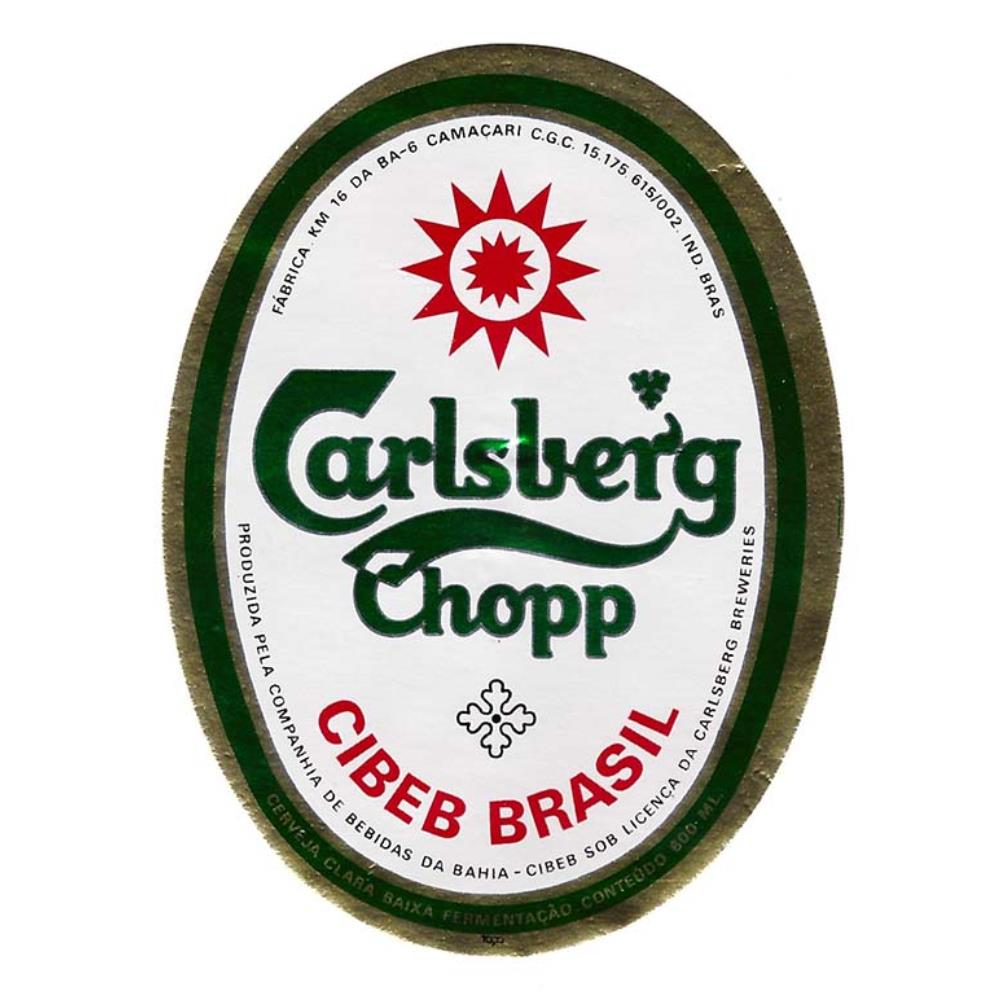 Carlsberg Chopp 600 ml CIBEB BRASIL - Bahia