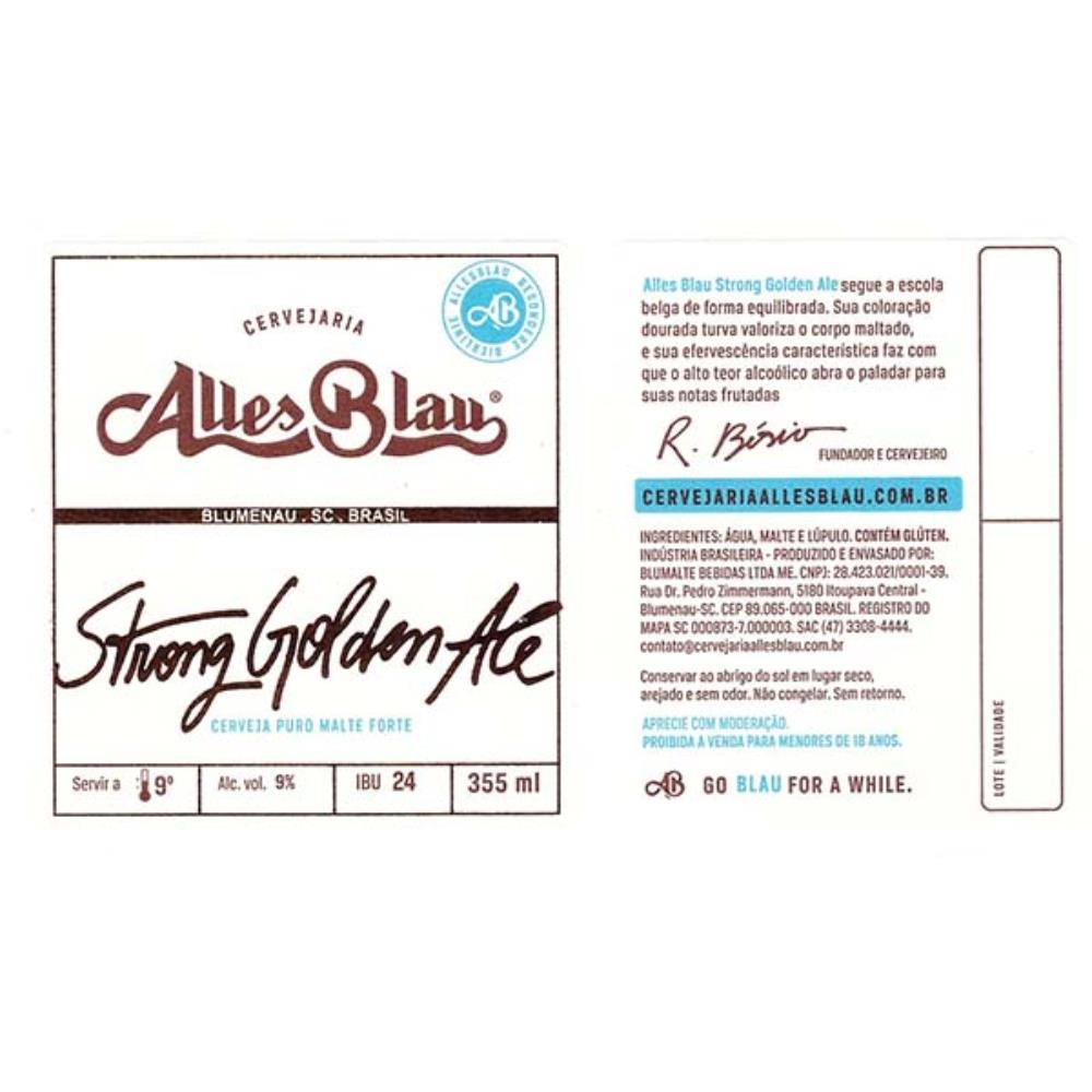 Alles Blau Strong Blond Ale 355 ml