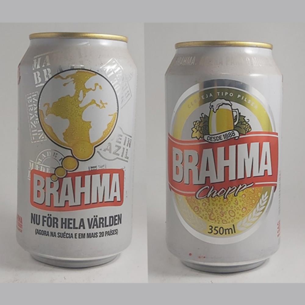 Brahma Para o Mundo agora na Suécia 2006 (Lata Vazia)