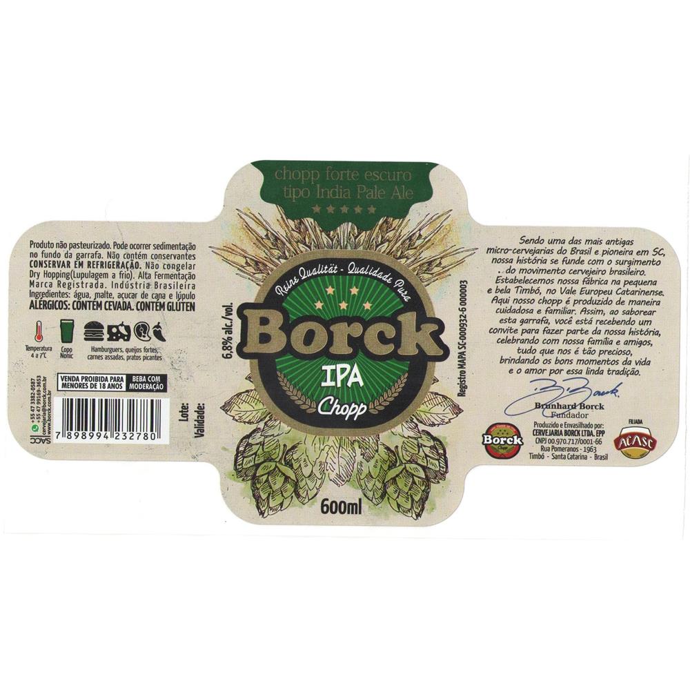 Borck IPA Chopp 600 ml