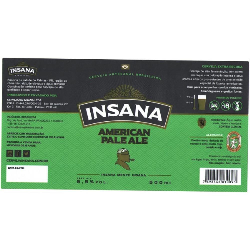 Insana American Pale Ale - 500 ml