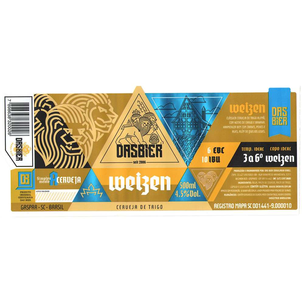 DasBier Weizen 500 ML