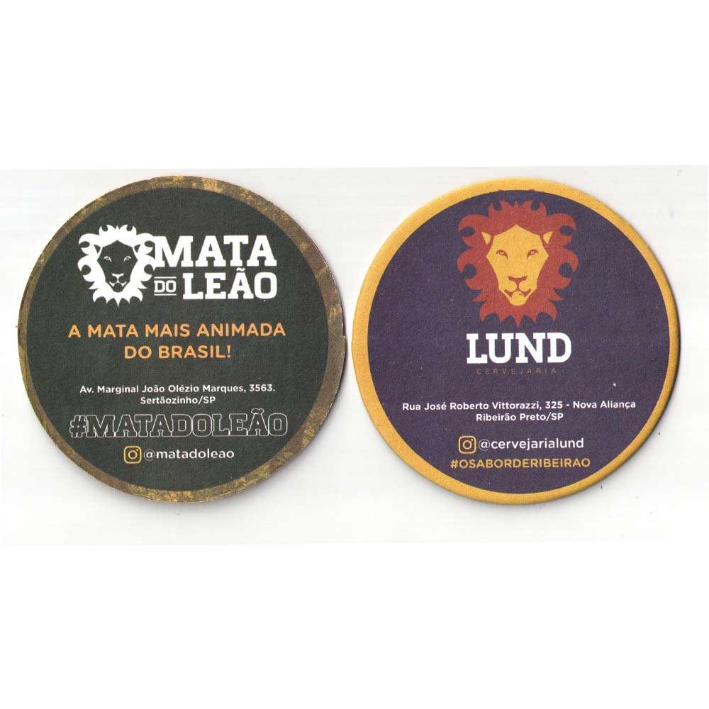 Bolacha de Chopp Lund  A Mata Mais Ani,ada do Brasil! 