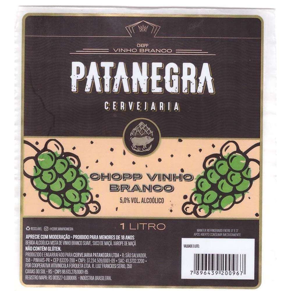 Patanegra Chopp Vinho Branco 1L