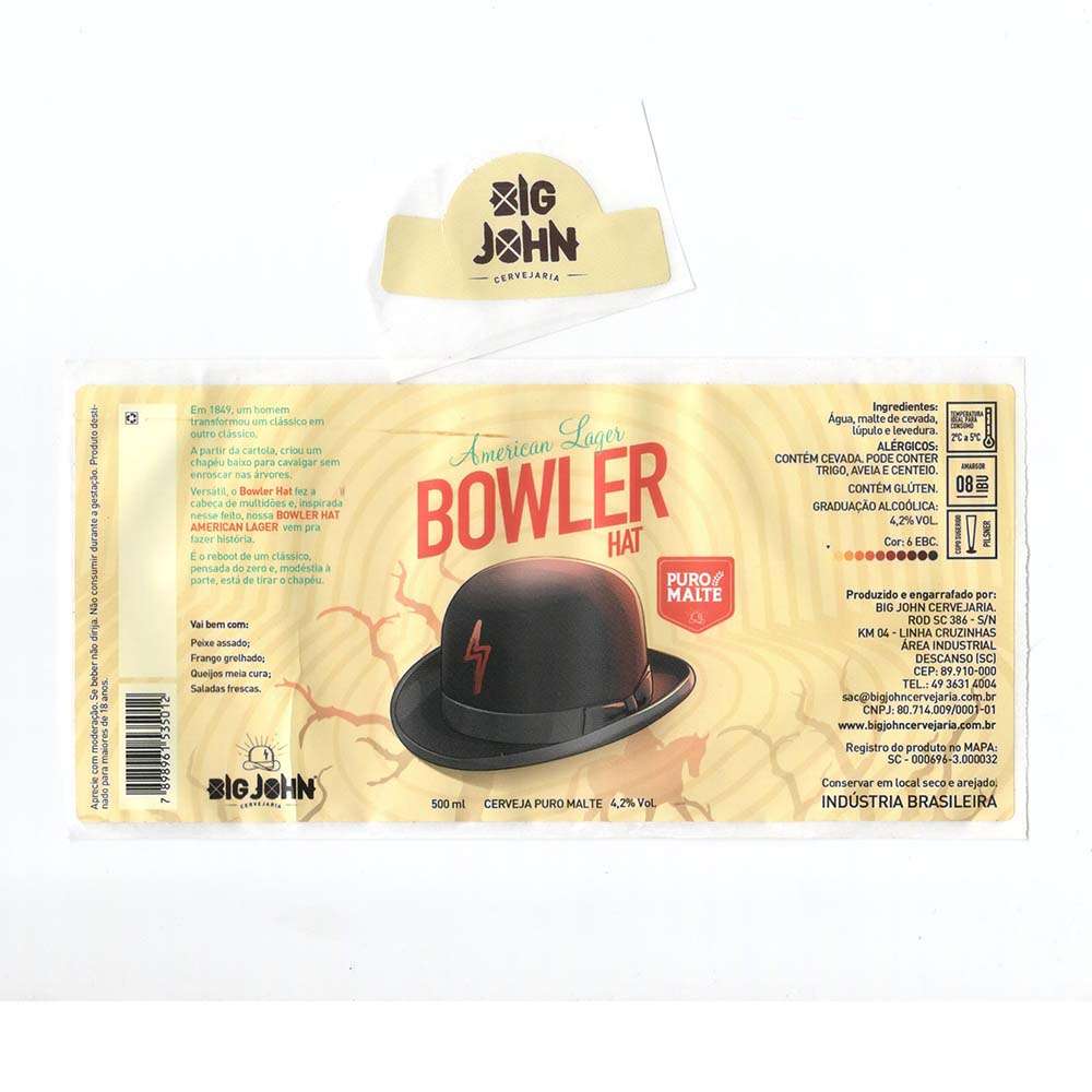 Big John American Lager - Bowler Hat