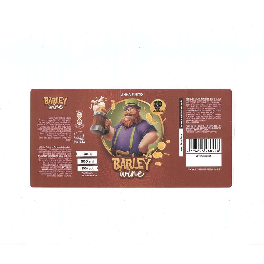 Invicta Linha Finito Barley Wine 500ml