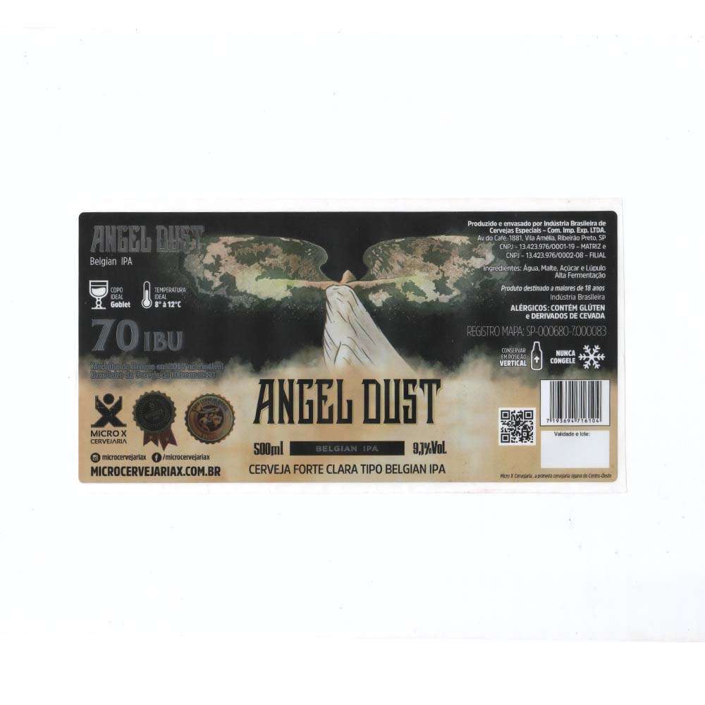 Micro X Cervejaria  Angel Dust 500ml