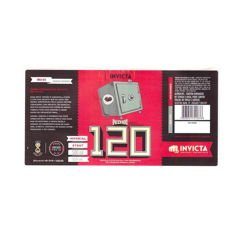 Invicta Nova 120 Imperial Stout 500 ml