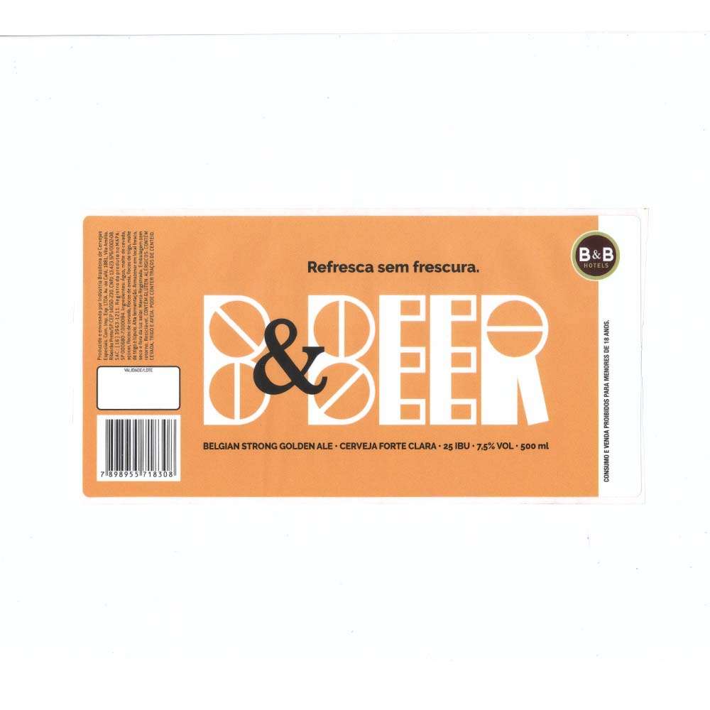 Beer & Beer Belgian Strong Golden Ale 500ml