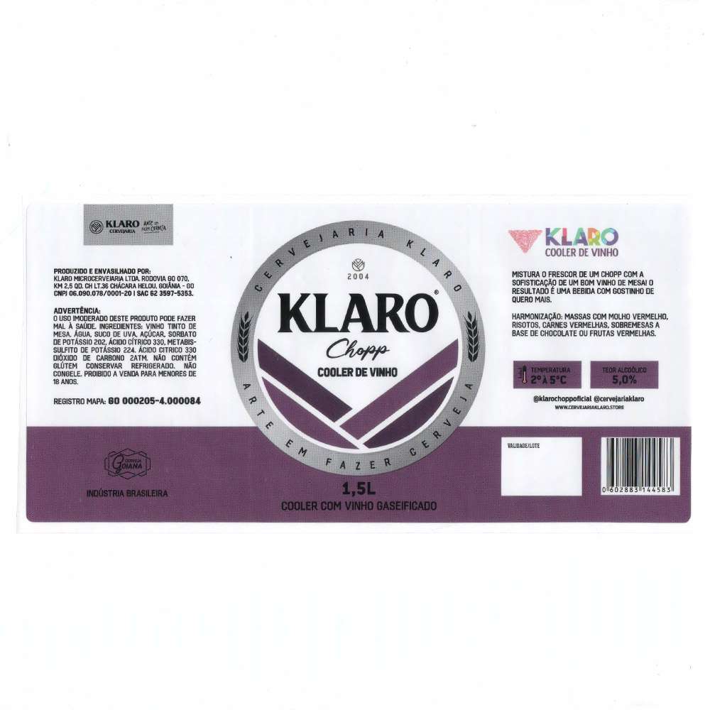 Klaro - Chopp Cooler de Vinho  1,5L