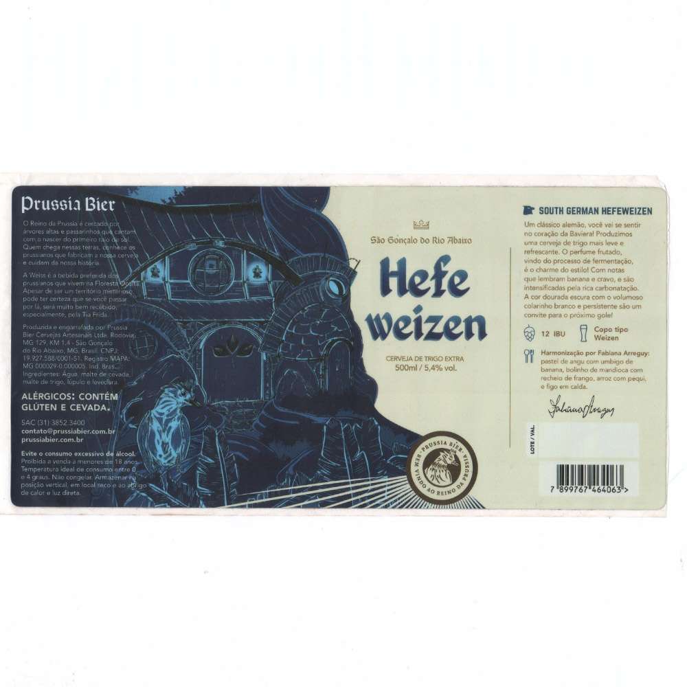 Prussia Bier - Hefe Weizen