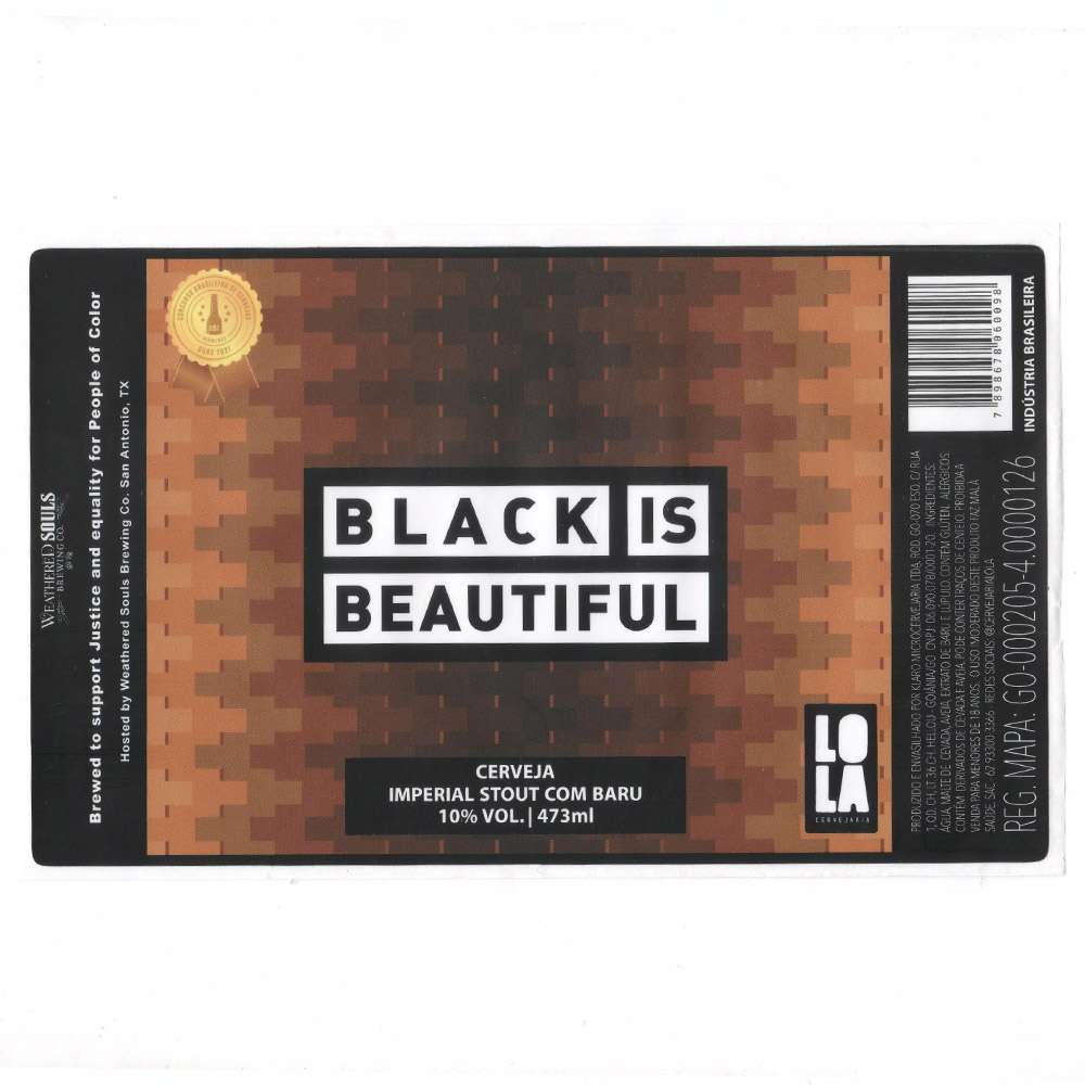 Lola Cervejaria - Black is beautful 473ml