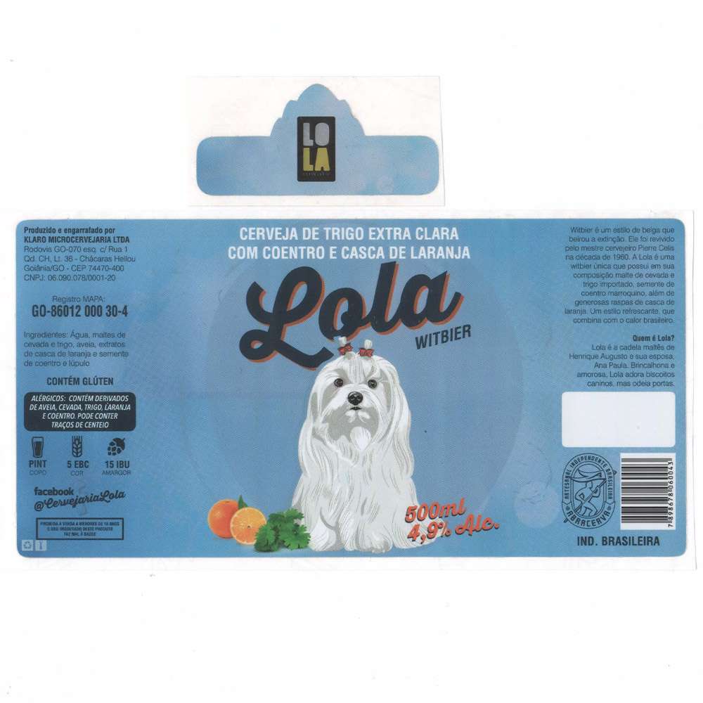 Lola Cervejaria - Lola Witbier