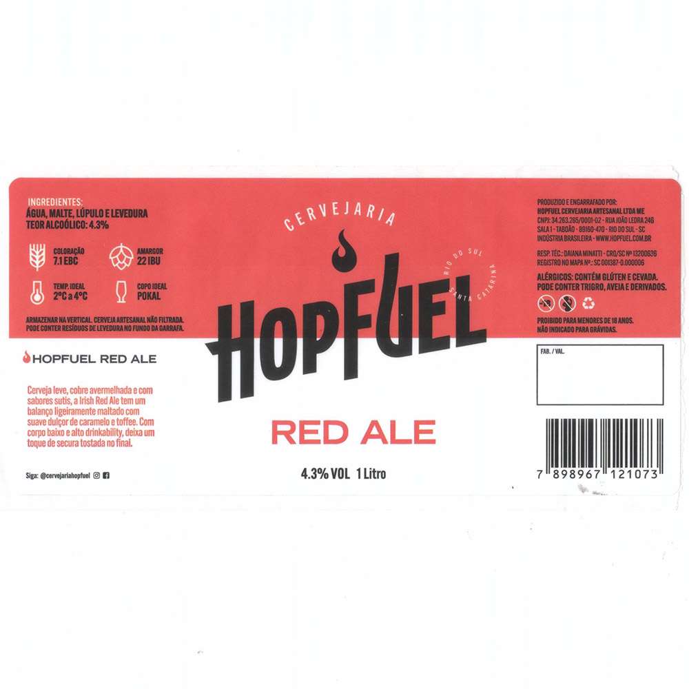 Cervejaria Hop Fuel - Red Ale
