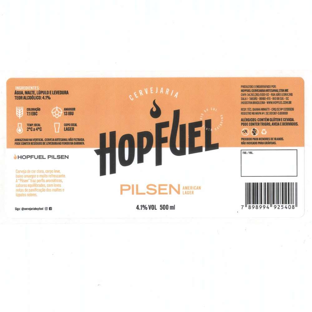 Cervejaria Hop Fuel - Pilsen