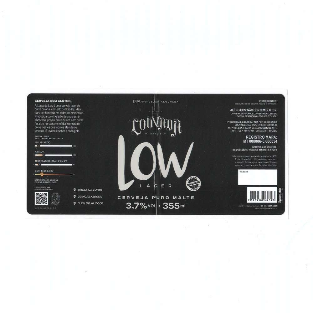 Cervejaria Louvada - Low Lager