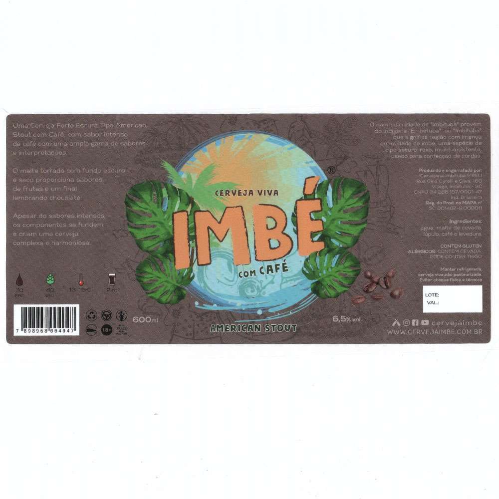 Cerveja Viva Imbé Com Café