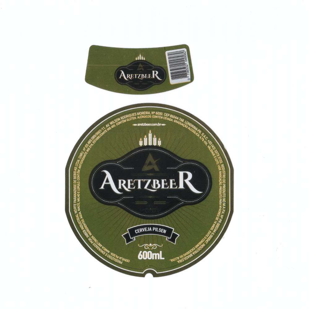 Aretzbeer - Cerveja Pilsen 600ml