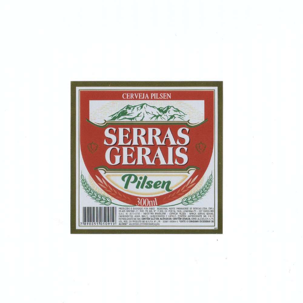 Serras Gerais - Pilsen 300ml