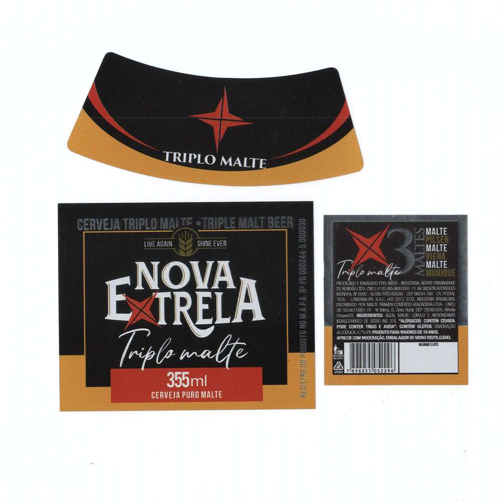 Nova Estrela - Triplo Malte 355ml