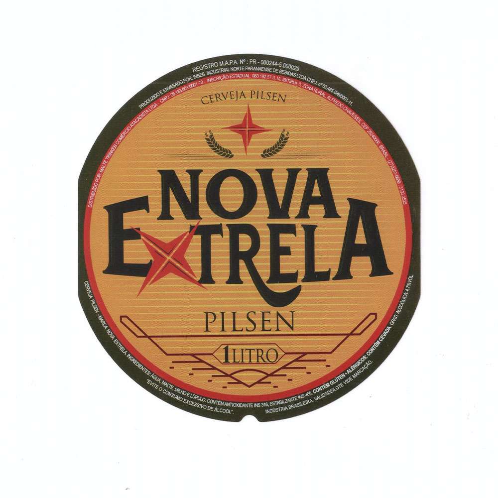 Nova Estrela - Pilsen 1Litro