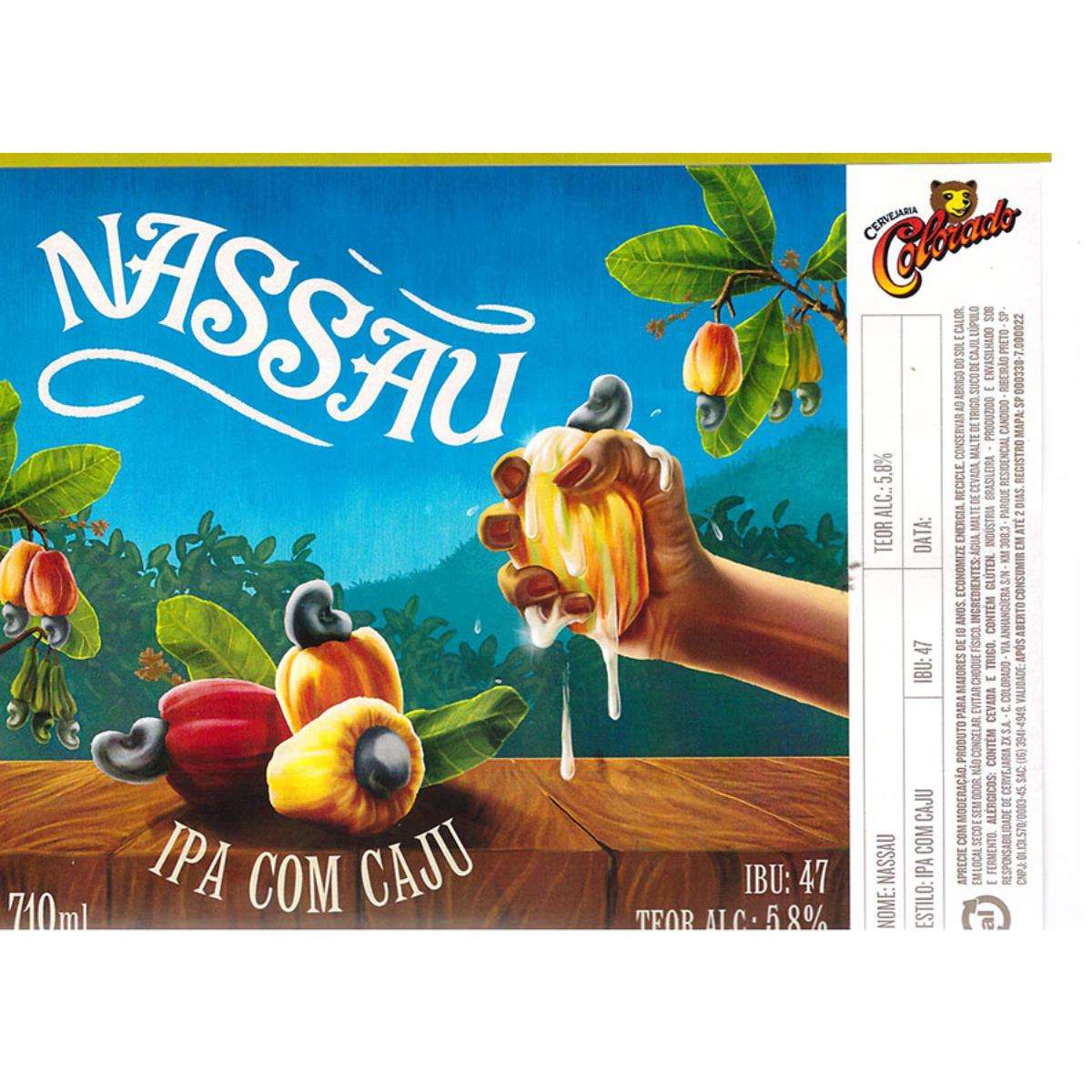 Colorado NASSAU IPA com Caju