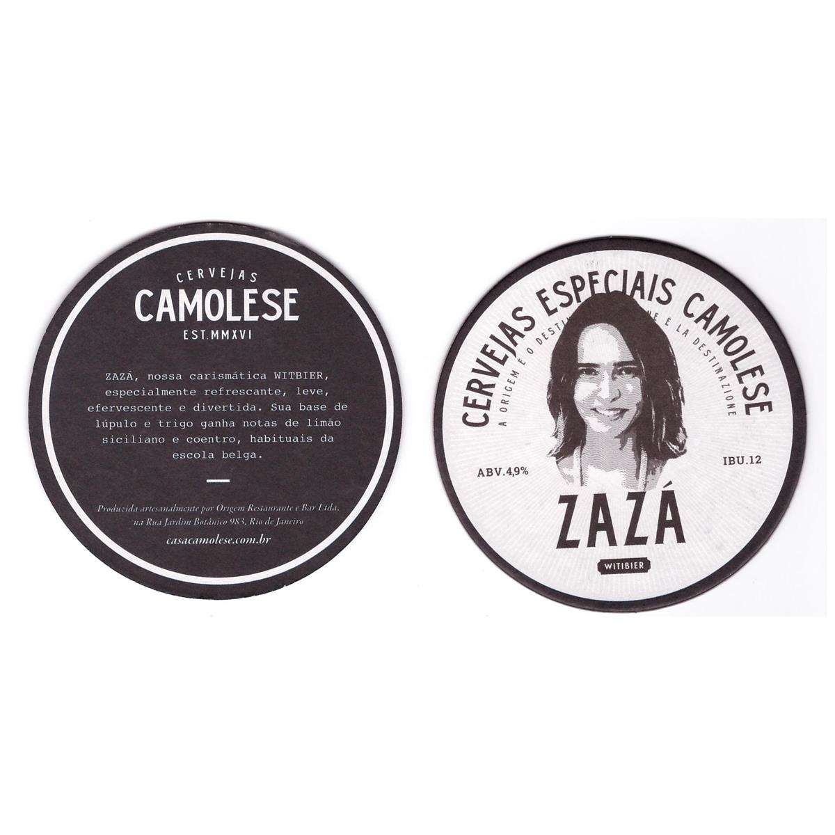 Camolese Cervejaria Zazá em preto