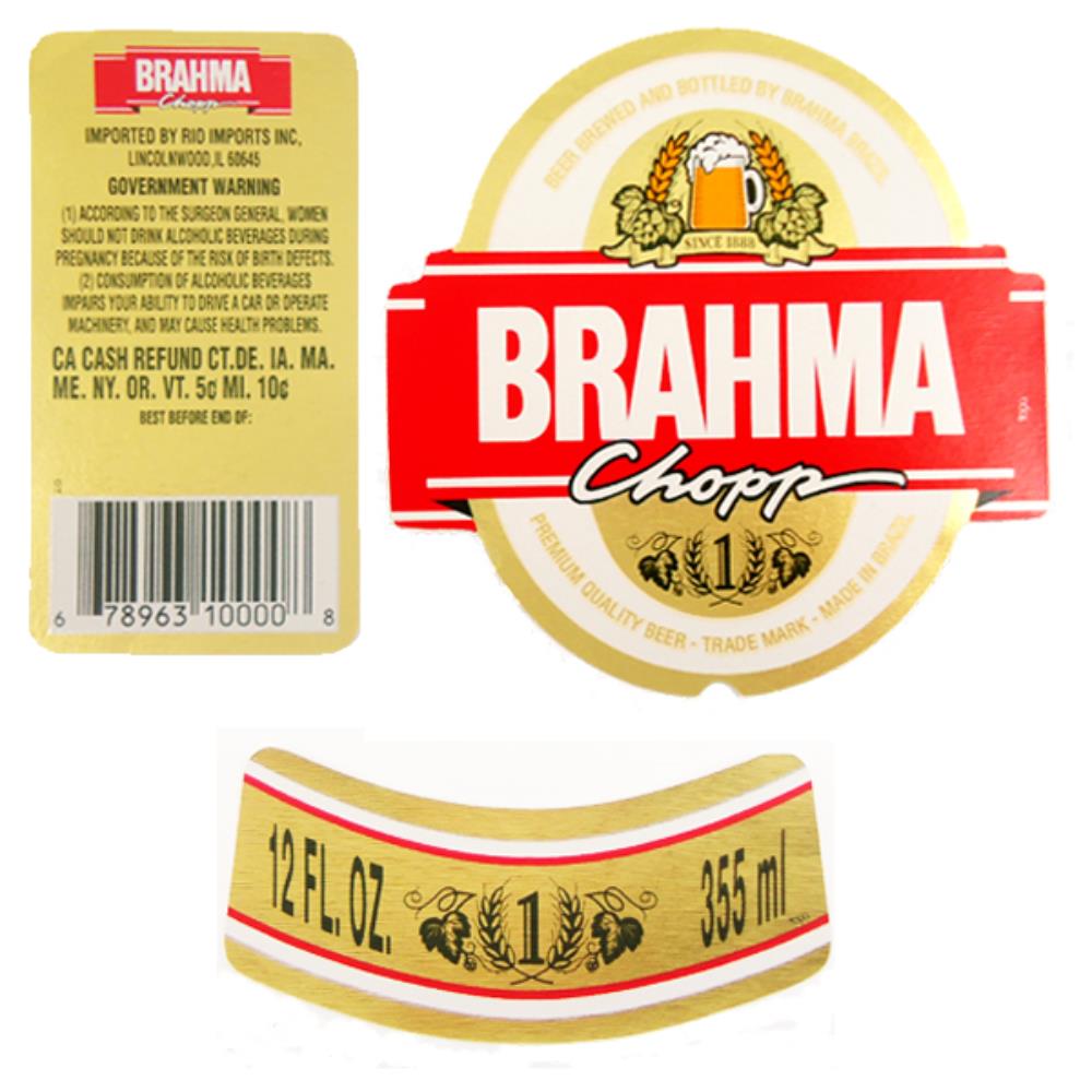 Brahma Chopp Rotulo Exportação