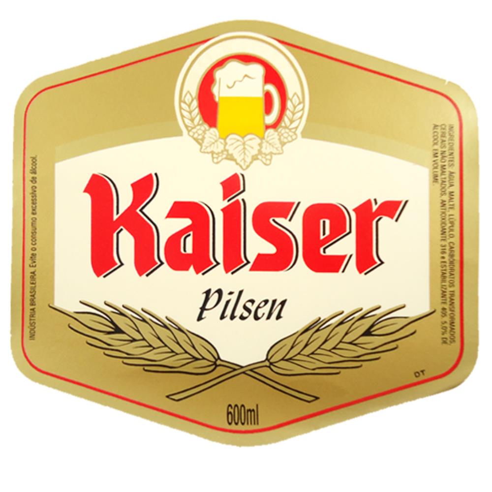 Kaiser Pilsen 600ml - Caneca