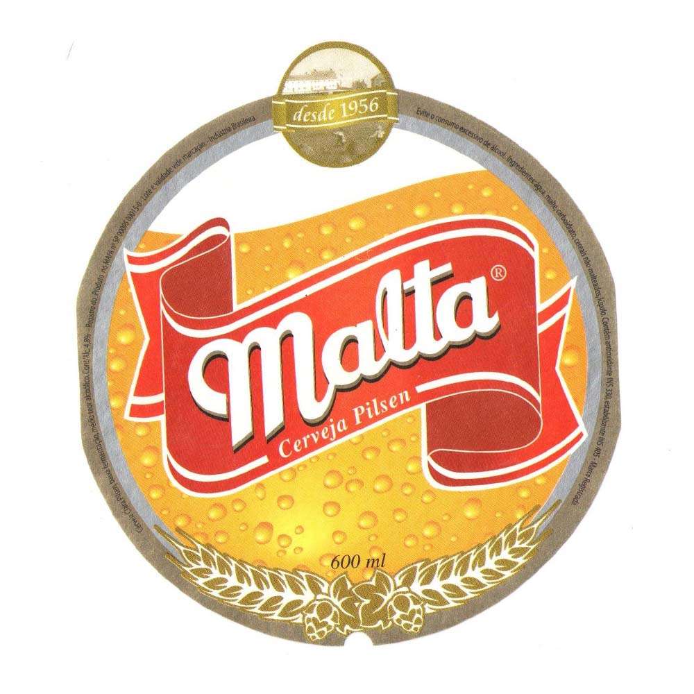 Malta Cerveja Pilsen desde 1956