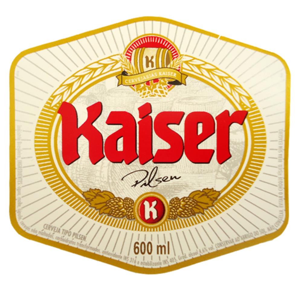 Kaiser Pilsen 600 ml - Barril