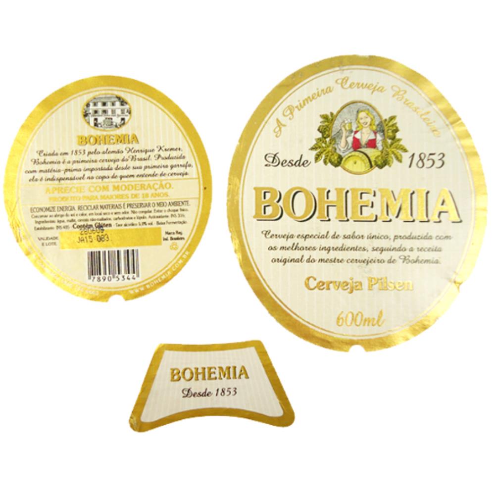 Bohemia Pilsen 600 ml Rótulo Brilhante