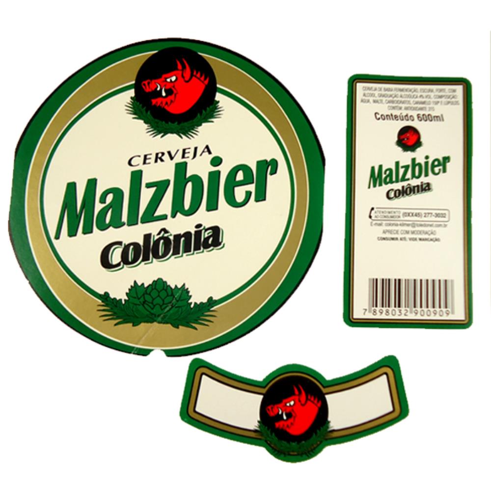 Colonia Malzbier 600 ml - com o Javali