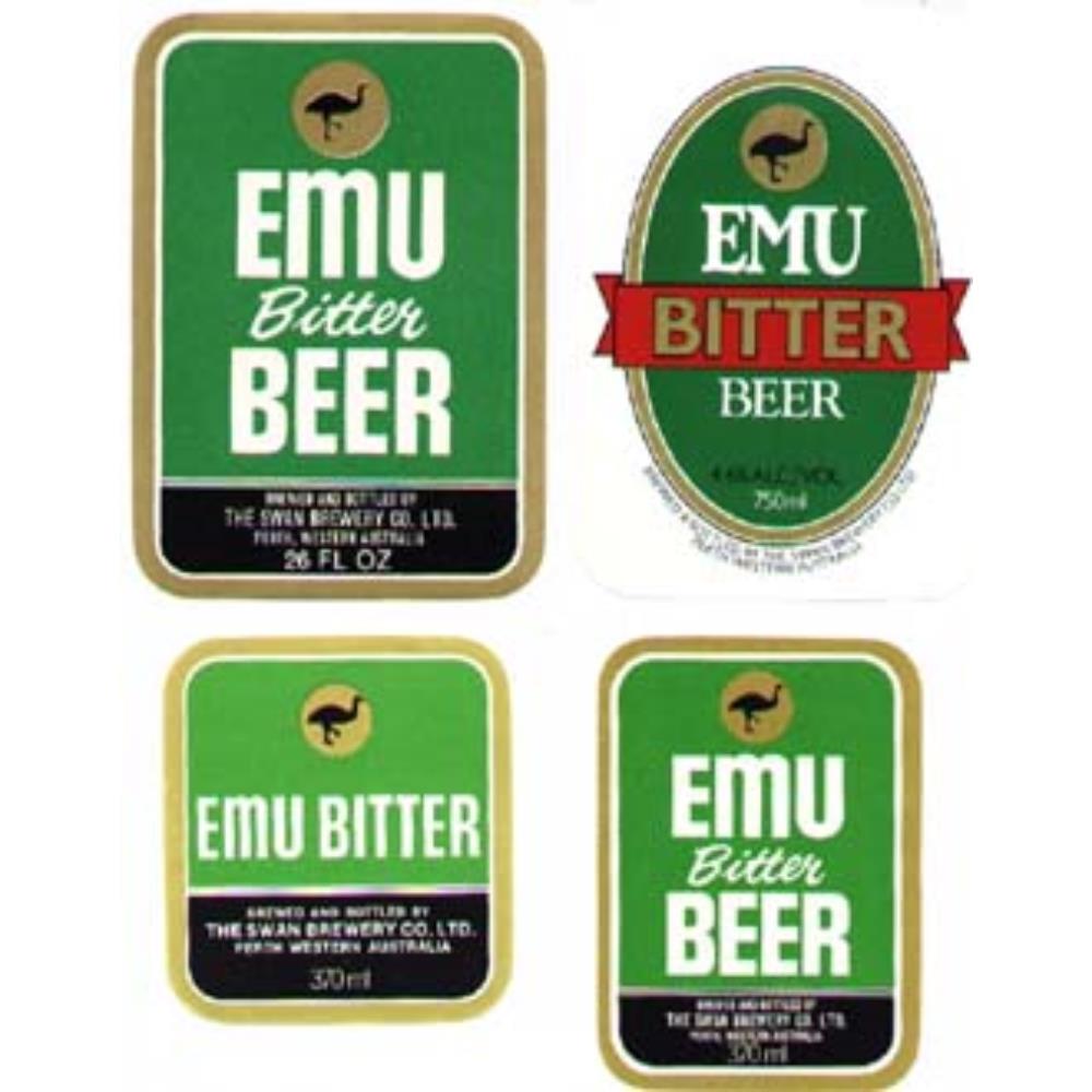 Australia Emu Beer Lote 4 rotulos