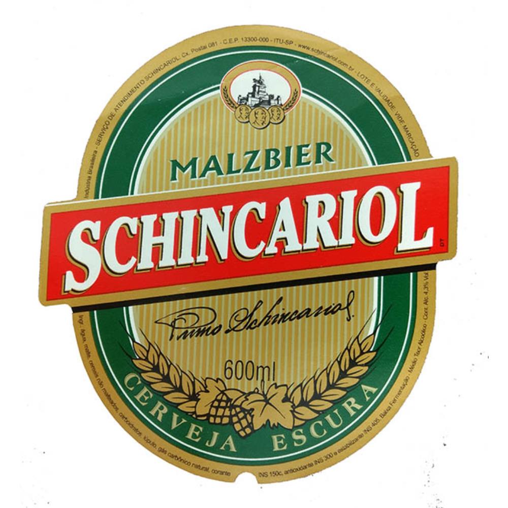 Schincariol Malzbier 600 ml com CEP