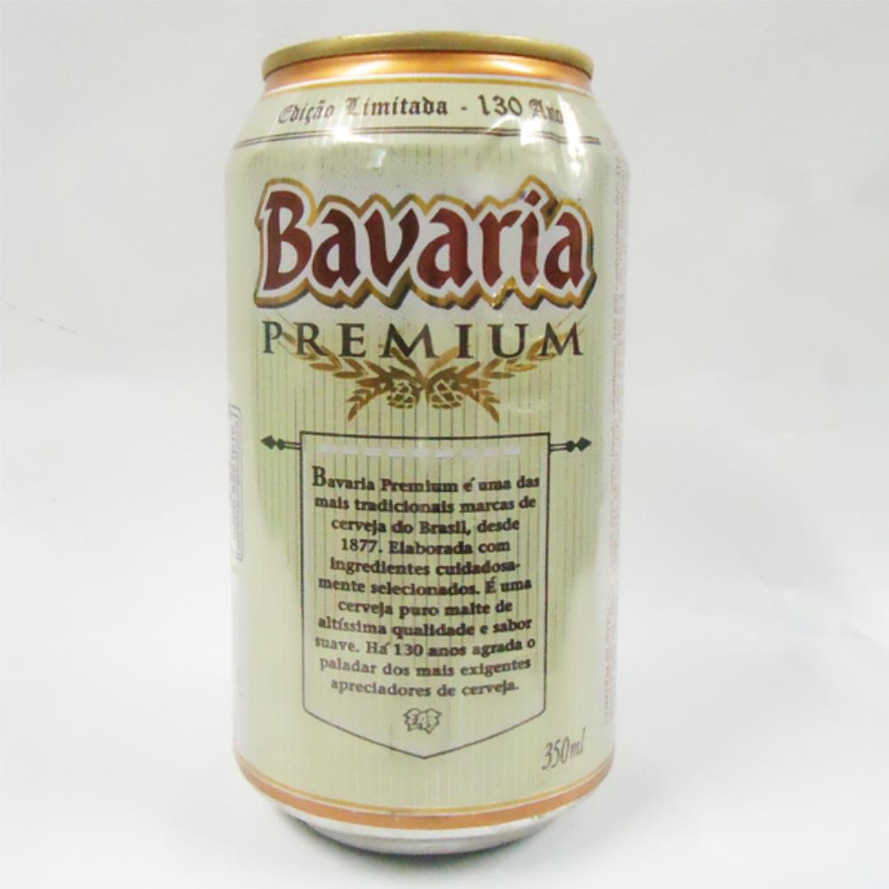 Bavaria Premium 130 anos edição Especial (Lata vazia)